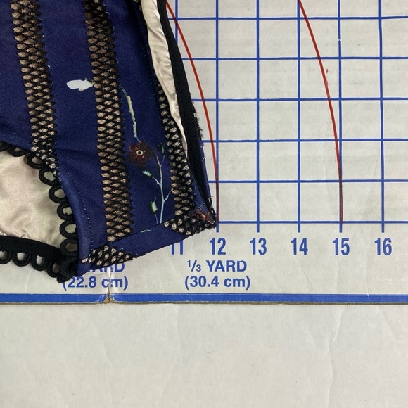 foxiedox Dress Womens Extra Extra Small Petite Blue Bryonia Mini Sleeveless - Picture 14 of 15